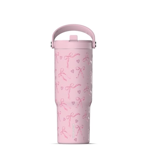 Hydrapeak Nomad 32 oz Fun Sticker Prints Tumbler Tonal Pink Bows
Hydrapeak Nomad Leakproof Double Insulated Tumbler Tona
